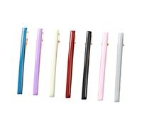 Warmhm 7pcs Hair Clips Barrettes for Women and Girls Simple Bobby Pin Design Long Pattern Light Grey Wine for Fine Hair and Casual Outings