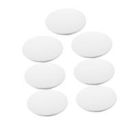 Warmhm 7pcs White Cake Drums Thick Cardboard Bases for Wedding Dessert Display Greaseproof Multi Round Boards with Smooth Surface for Baking Decorating and Reusable Cake Presentation