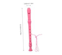Warmhm 8-hole Soprano Recorder for Boys and Girls and Beginners Plastic Music Instrument Cotton Bag c Key Lightweight Easy to Play