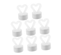 Warmhm 8pcs Heart Shaped Balloon Weight with Base Versatile Table Weights for Weddings Birthdays and Party Decorations