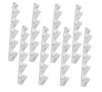 Warmhm 8pcs Nylon Outdoor Folding Chair Adjustment Brackets with Gear Recliner Clips for Patio Garden Camping Furniture Fit Reclining Buckle Supports for Balcony and Office Chairs