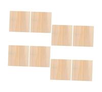 Warmhm 8pcs Wooden Picture Frames Blank Wood for Crafts DIY Architectural Models Craft Wood Basswood Plywood for Photo Frame Projects