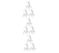 Warmhm 9pcs Cute Reindeer Hanging Decor for Christmas Tree Delicate Xmas Pendants for Home Decoration for Holiday Parties and Festive Scenes