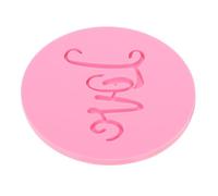 Warmhm Acrylic Fondant Embosser with Love Design for Cake Decorating DIY Baking Stamp for Cookies and Chocolates Easy to Clean Random Style for Home and Professional Use