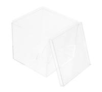 Warmhm Acrylic Guitar Pick Storage Case Portable Display Holder for Picks Durable Protective Box for Travel Present for Guitar Lovers Transparent Design with Polished Finish
