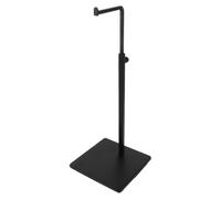 Warmhm Action Figure Stand Black Adjustable Iron Support for Sculpting, Display Base for Figure Photography