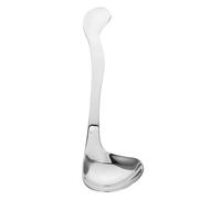 Warmhm Adaptive Eating Spoon for Elderly and Disabled with Curved Long Handle Ergonomic Wrist Friendly Utensil for Hand Tremor Patients Self Feeding Aid for Right Hand Use Comfortable