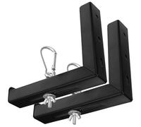 Warmhm Adjustable 6-inch L-bracket Projector Wall Mount with Hook, Metal Ceiling Screen Mount Extension Kit for Home Theater and Office Projection