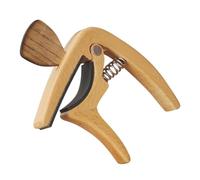 Warmhm Adjustable Mandolin Capo Wood Instrument Equipment Picks for Electric Acoustic Guitars