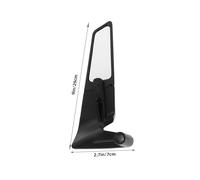 Warmhm Adjustable Retro Style Motorcycle Rearview Mirrors Metal Handlebar Side Mirrors for Dirt Bikes and with Invisible Wing Design for Enhanced Visibility