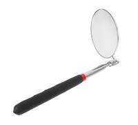 Warmhm Adjustable Telescoping Inspection Mirror with Round Head Flexible Rotating Mechanic Tool for Vehicle and Equipment Checking Stick Mirror for Precise Diagnostics and Safety