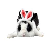 Warmhm Adorable Rabbit Ear Pet Headdress Warm Cozy Headwear for Small Dogs Kittens and Hamsters for Photo Shoots Parties Halloween and Christmas Celebrations