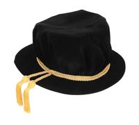 Warmhm Adult Doctoral Graduation Tam Hat Black Durable Ceremony Prop Graduation Ceremony Accessory for Adults Phd Academic Event