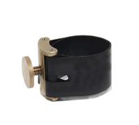 Warmhm Alto Saxophone Ligature Clip Lightweight Metal Pu Construction Reliable Support for Sax Parts Instrument Mouthpiece Accessories