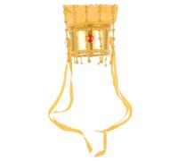 Warmhm Ancient Chinese Emperor Hat Royal Court Headwear for Cosplay and Performances Elegant Design Fits for Parties and Cultural Events