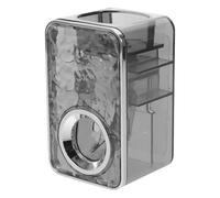 Warmhm Automatic Wall-Mounted Toothpaste Squeezer Dispenser Roller, Grey Bathroom Storage Organizer for Shower Use, Induction Toothpaste Holder with Hands-Free Dispensing