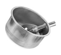 Warmhm Automatic Waterer for Pigs Guinea Pig Water Bowl Metal Water Dispenser for Farm Animals