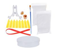 Warmhm Baby Hand Footprint Kit, Keepsake with Inkpad, Frames and Molds, Easy to Use Plastic Fabric Craft for Newborn Gifts, Christmas Decoration