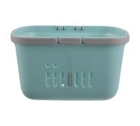 Warmhm Bathroom Basket with Handle Large Capacity Shower Caddy Organizer with Waterproof Design for Small Items, Blue, Dorm and Gym Use