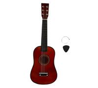 Warmhm Boy Girl Beginner Guitar Toy Vintage Style Acoustic Musical Instrument Lightweight Practice Guitar for Young Learners Fun Engaging Music Tool for Beginners