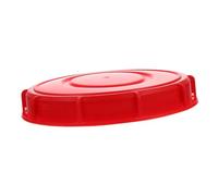 Warmhm Bucket Cover Wear-resistant with Smooth Surface Red Plastic and Simple to Use Design, Convenient Bucket Seal Lid for Drums and Industrial Use