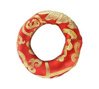 Warmhm Buddhist Bowl Pads Singing Bowl Mat Cotton Cloth Cushion Fine Workmanship Beautiful Look Practical Fix Suitable for Meditation Diameter 18cm Random Color