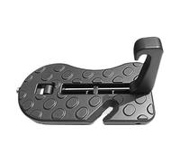 Warmhm Car Door Step for Suv and Truck with Hook Latch, Small Side Step Rail Vehicle Accessory for Roof Climbing and Trailer Use, Sturdy Metal Foot Peg for Outdoor Automotive Support