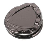 Warmhm Car Starter Button Cover Gunmetal Black Push Ignition Engine Start Stop Button Attachment Anti-scratch Decorative Ignition Pushbutton Cover for Vehicle Interior