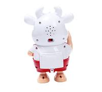 Warmhm Cartoon Electric Cattle Toy Sound and Illumination Zodiac Ox Dancing Toy Early Learning Musical Plaything