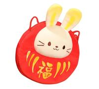Warmhm Chinese Year Bag Rabbit Bag Crossbody Envelope for Money Storage Cards Coins Keys
