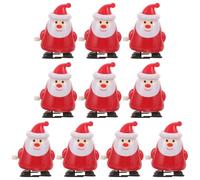 Warmhm Christmas Clockwork Wind-up Walking Toys Santa Claus Style Educational Plaything for Boys and Girls Wind-up Toys Xmas Present