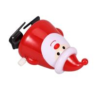 Warmhm Christmas Wind Up Cute Santa Claus Decorative Clockwork for Holiday Cheer Cartoon Design for Christmas Parties and Giving