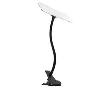 Warmhm Clip Rectangular Desk Rear View Mirror with High Definition Glass Angle for Personal Safety and Security Cubicle Use Computer Monitors and Office Desks