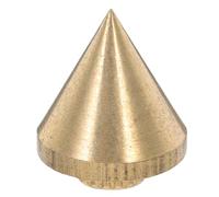 Warmhm Copper Plumb Cone for Physics Experiments Small Gravity Flat Throw Weight Teaching Aid for Middle School Essential Physical Study Tool