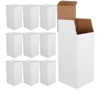 Warmhm Corrugated Wine Box 10 Pack Multi-Compartment Packing Boxes for Wine Bottles Tape- and Storage Cartons for Small Business Moving Supplies