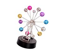 Warmhm Creative Colorful Wheel Plastic Perpetual Motion Model Desktop Perpetual Instrument Balance Ball for Science Classrooms and Office Decoration Demonstrating Laws of Physics