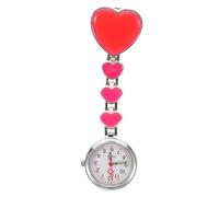 Warmhm Creative Luminous Alloy Case with Hanging Pocket Watch Nurse Fashionable and Functional Nurse Fob Watch Suitable for Hospital and Clinic Use