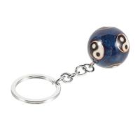 Warmhm Decorative Hand Massage Ball Keychain with Eight Diagrams Pattern Lightweight Fitness Pendant Keyring for Tai Chi Fans Compact Chinese Luck Gift Accessory