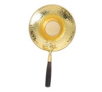 Warmhm Delicate Flower Shaped Copper Tea Strainer with Fine Mesh Filter Efficient Loose Leaf Tea Infuser for Home Brewing Creative Japanese Zen Style and Collection