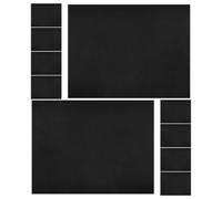 Warmhm Disposable Felt Car Floor Mats Automotive Carpet Protectors 10pcs Non-slip Universal Compatibility, Black Effortless Cleanliness for Truck and Suv for Workshops and Garages