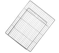 Warmhm DIY Black Iron Metal Wire Cage Panel Cat Playpen Door for Cats and Small Pets, Detachable with Ventilation, Suitable for Travel and Home Enclosures