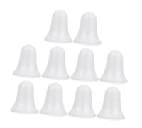 Warmhm DIY Foam Bell Ornaments 10pcs White Polystyrene Bells for Christmas Party Unfinished Craft Models for Painting Wedding and Home Decor Supplies