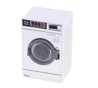 Warmhm Dollhouse Mini Washing Machine Realistic Toy Washer Dryer with Functional Drum Door for Boy Girl Pretend Play Furniture Dollhouse Accessory