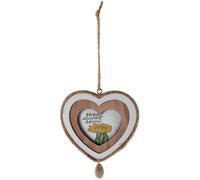 Warmhm Dollhouse Photo Frame Tiny Wooden Photo Frame Pendant Unfinished Wooden Picture Frame Ornament Mini Heart Shape Picture Frame for Tiny House Dollhouse Miniatures and Dollhouse Frames