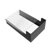 Warmhm Doorbell Rain Cover Doorbell Protective Cover Metal Acrylic Black and Video Intercoms Outdoor Residential Wall Mount Setup