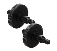 Warmhm Double Bass Bridge Screws Rehearsals Suitable and in for for Performances Metal Replacement Stable Playing Experience Easy Installation Black Colour