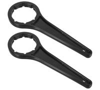 Warmhm Drum Lid Wrenches with Quick Opening Feature 2pcs Black Pp Material Enhancing Work Efficiency Practical Tool for Chemical Drums for Chemical Industry Use