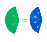 Warmhm Educational Wooden Fraction Circles Learning Disc Math Teaching Kit for Colorful Fraction Pie Puzzle Educational Resources for Classroom Use