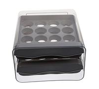 Warmhm Egg Drawer Household Egg Carton Multi-function Kitchen Storage Box Convenient Organizer