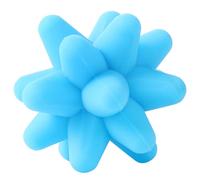 Warmhm Elastic Silicone Massage Ball for Training and Muscle Relaxation Extra-Firm Pilates Reaction Ball for Fitness Trigger Point Therapy and Stress Relief Blue